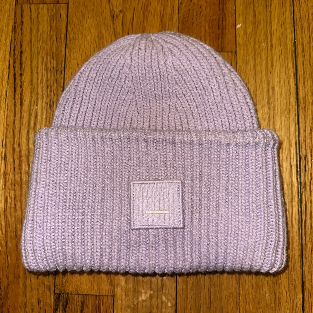 Acne Studios Lavender Knit Hat